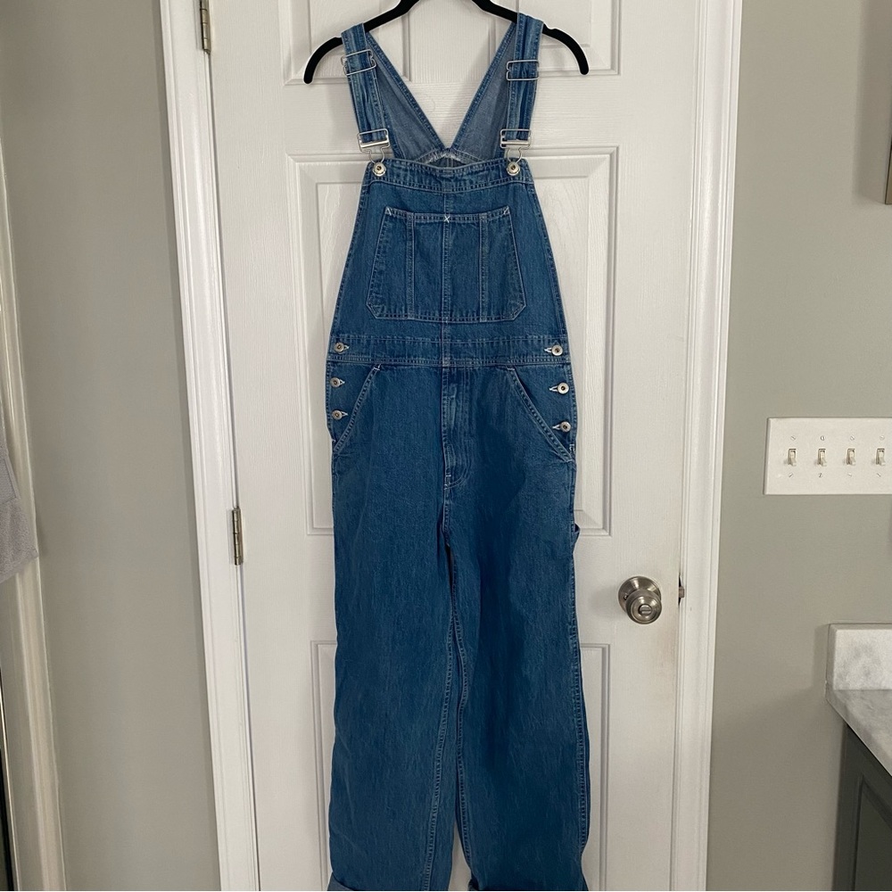 Classic GAP Denim Oversized Overalls SZ XS